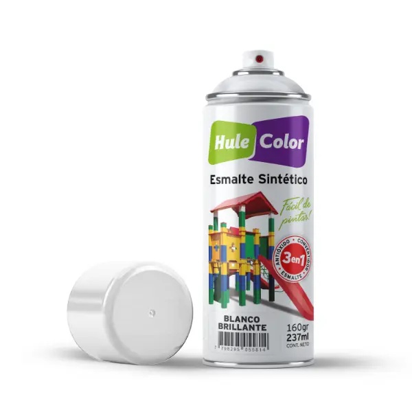 [ABB] Aerosol Esmalte 3 en 1 Brillante (Blanco)