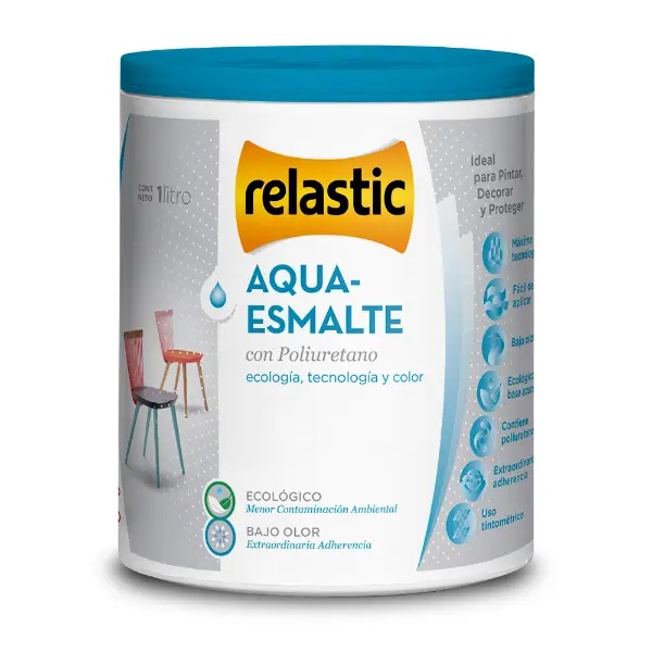 [RAEA1] Aqua Esmalte al Agua con Poliuretano (Base A, 1 Litro)