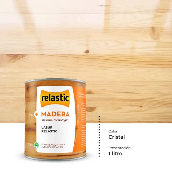 [LS1] Lasur Protector para Madera (Cristal, 1 Litro)