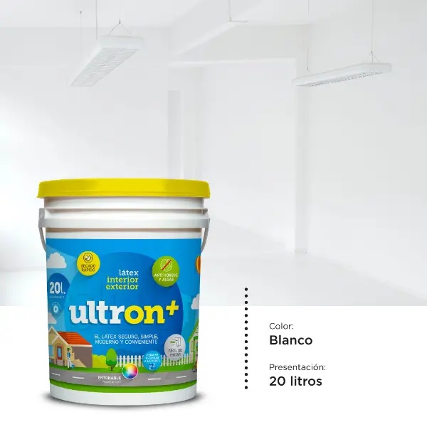 [UL20] Ultron Latex Interior Exterior (20 Litros)
